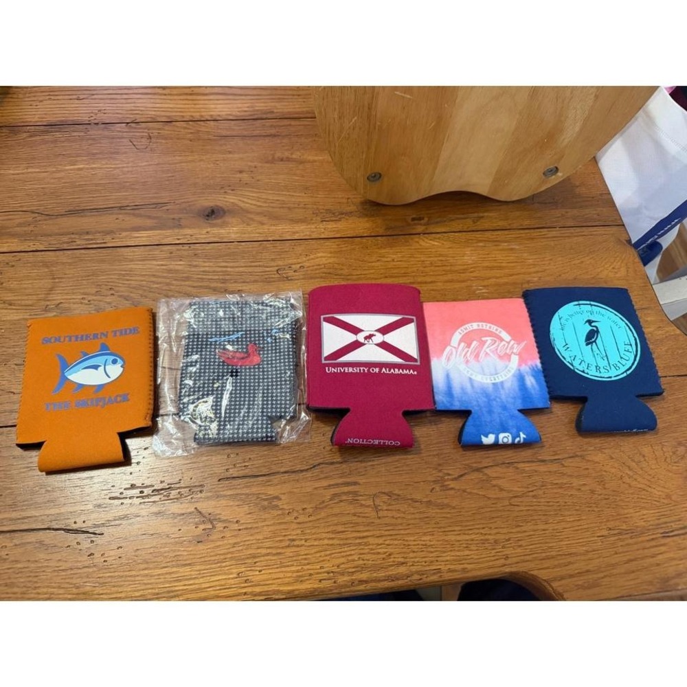 Lot of 5 Drink Can Coolers boutique beands‎